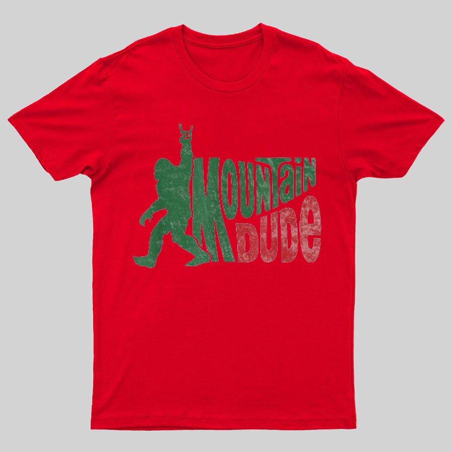 Mountain Dude Geeky T-Shirt