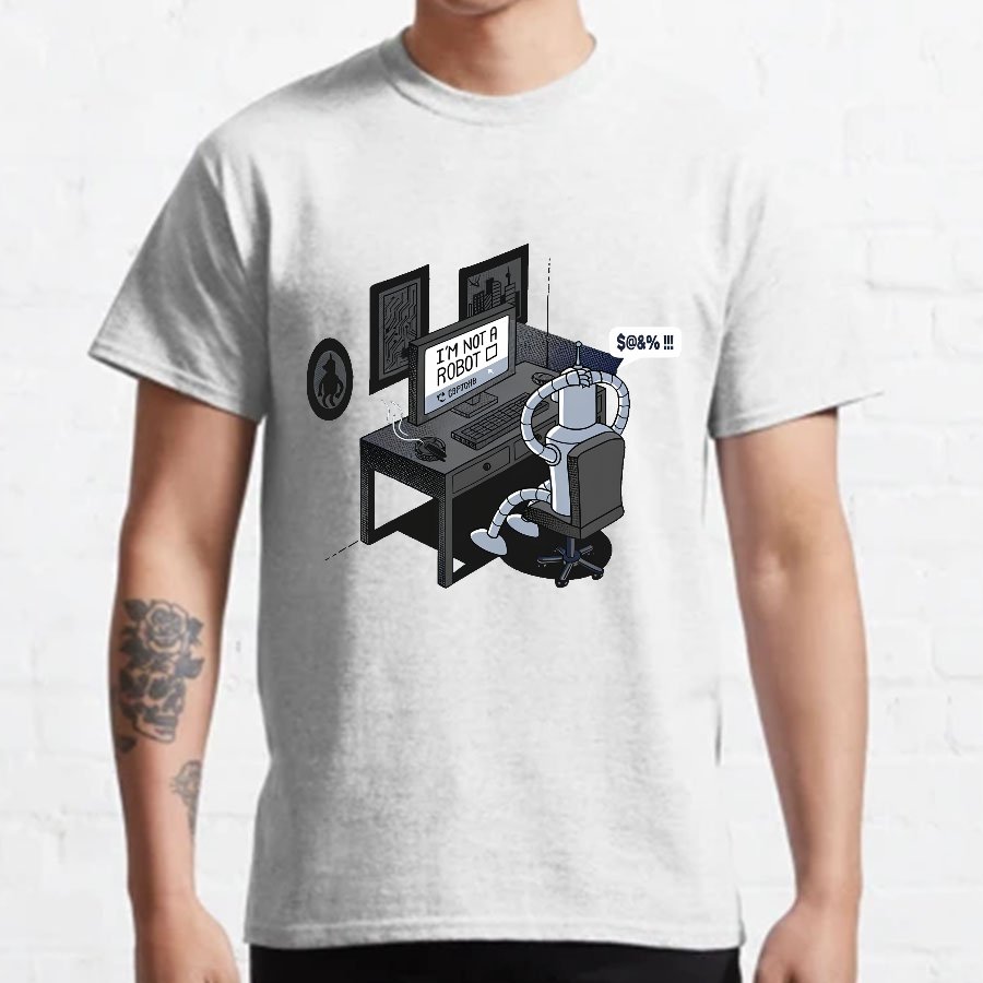 Robot Problems Nerdy T-Shirt