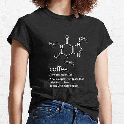 Caffeine Funny Coffee Geeky T-Shirt