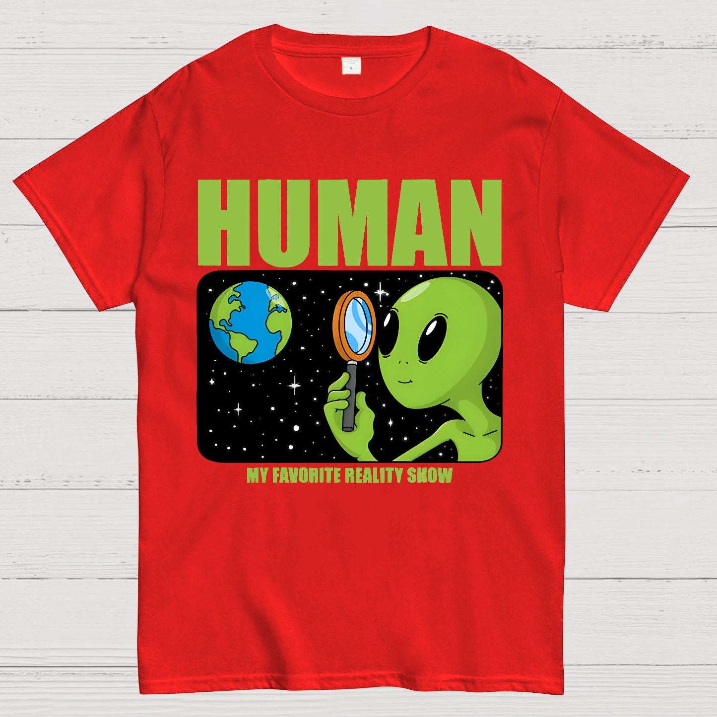 Human  My Favorite Reality Show Geek T-Shirt
