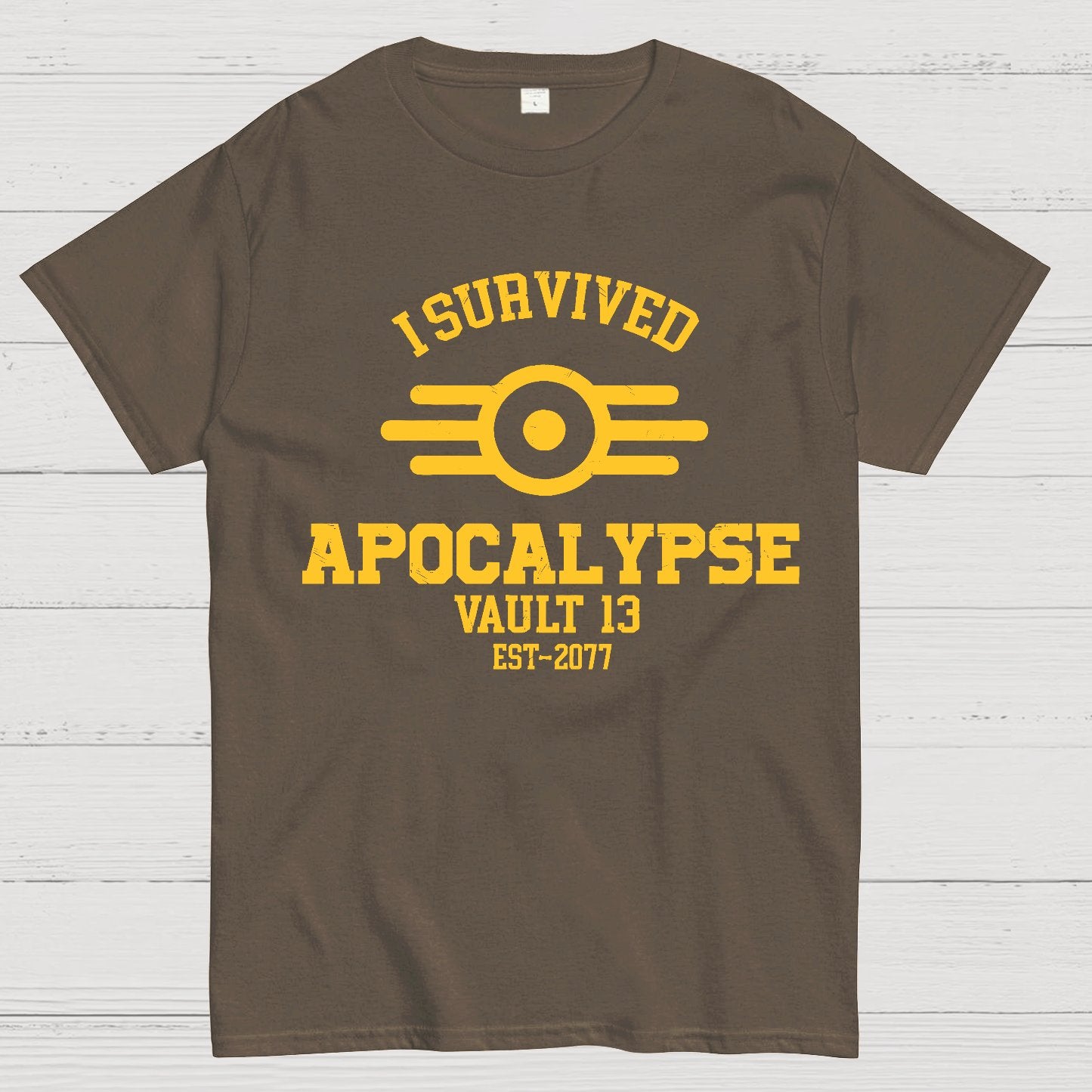 I Survived Apocalypse Geek T-Shirt