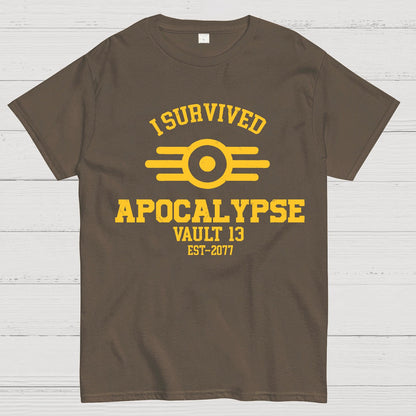 I Survived Apocalypse Geek T-Shirt