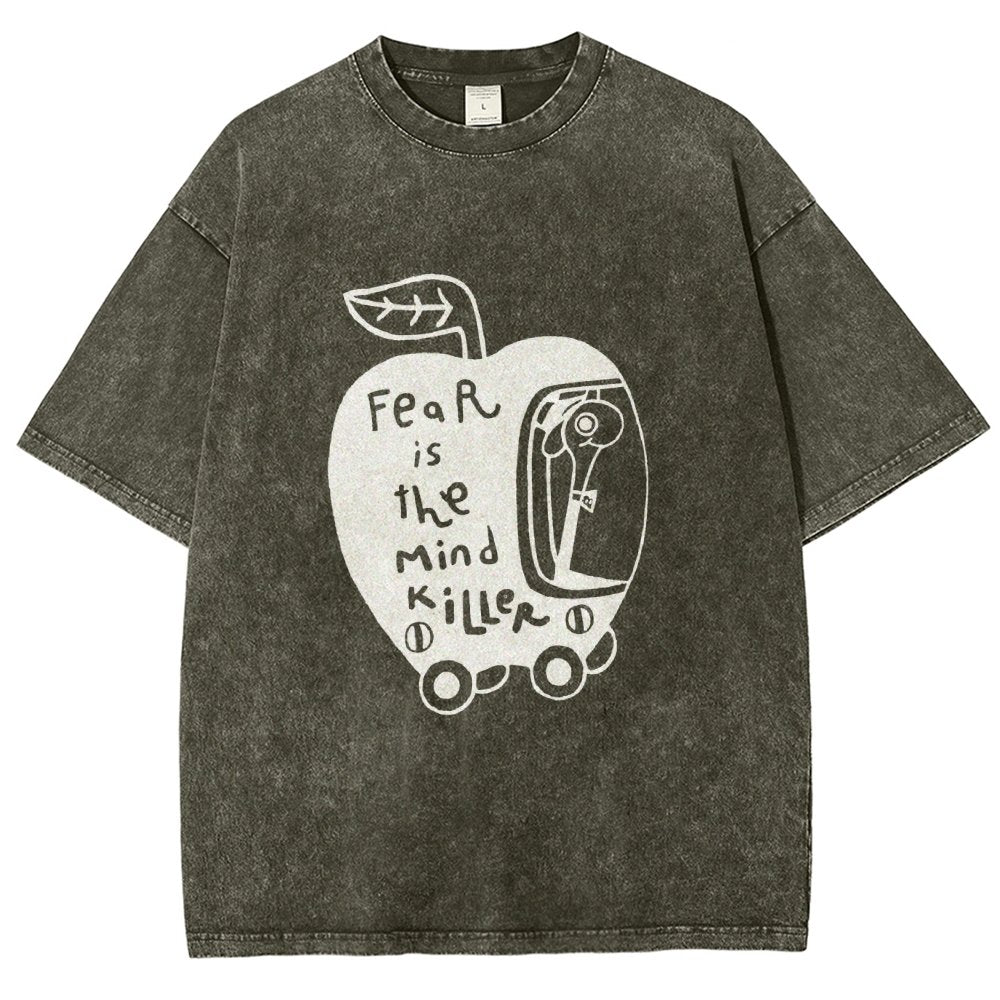 Fear Is The Mind Killer Vintage Distressed T-shirt