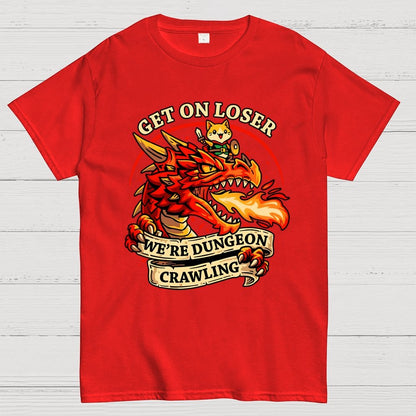 Dungeon Crawling Dragon Geek T-Shirt