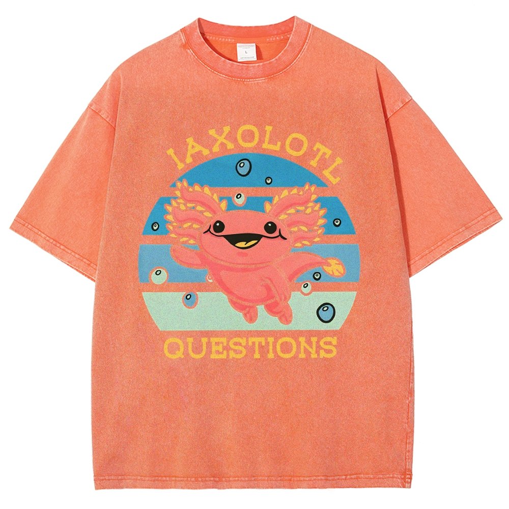 I axolotl questions Vintage Distressed T-shirt