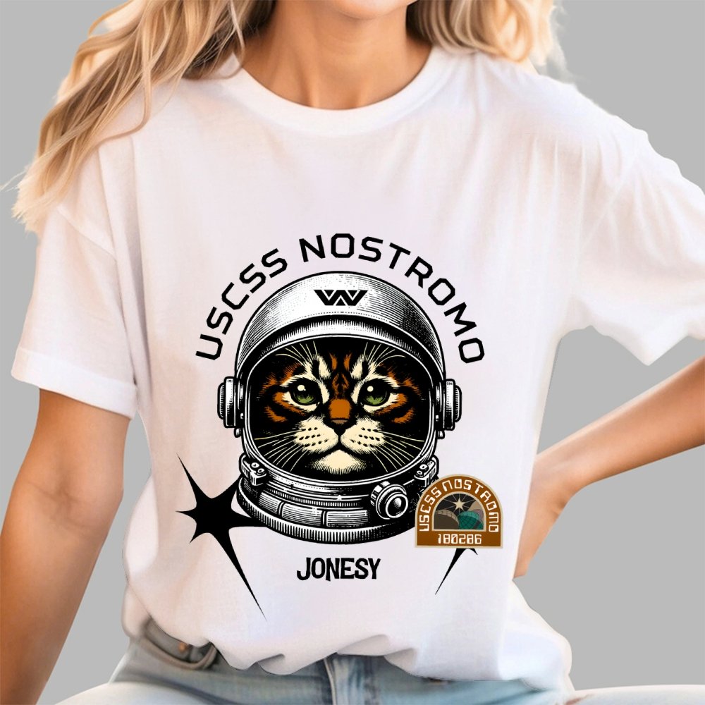 Jonesy The Space Cat Geek T-Shirt