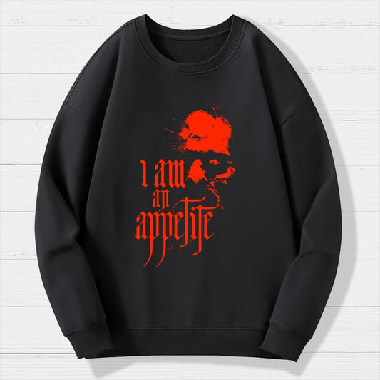I Am An Appetite Geek Cotton Sweatshirt