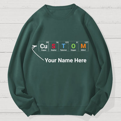 Funny Chemistry Geek Cotton Sweatshirt