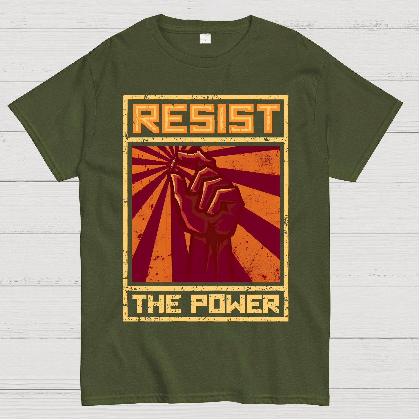 Resist the Power Geek T-Shirt