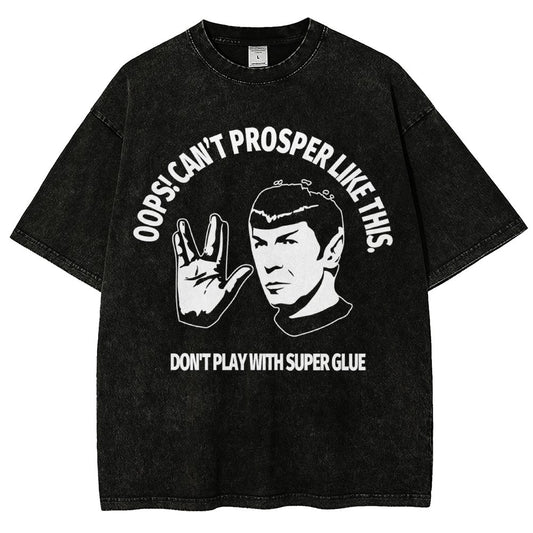 Oops! Can’t prosper like this Vintage Distressed T-shirt