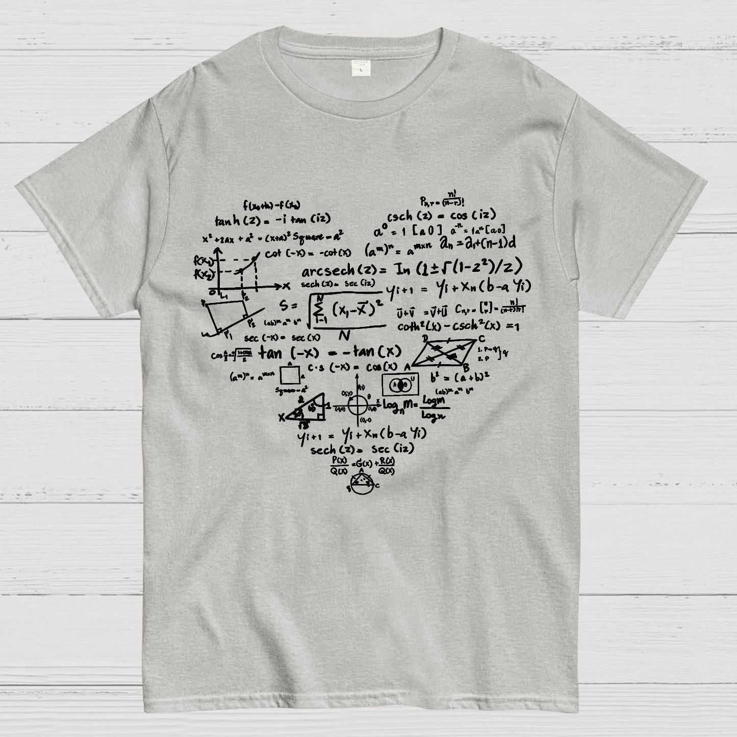 Math Heart, Valentine's Day Nerd Geek T-Shirt