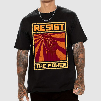 Resist the Power Geek T-Shirt