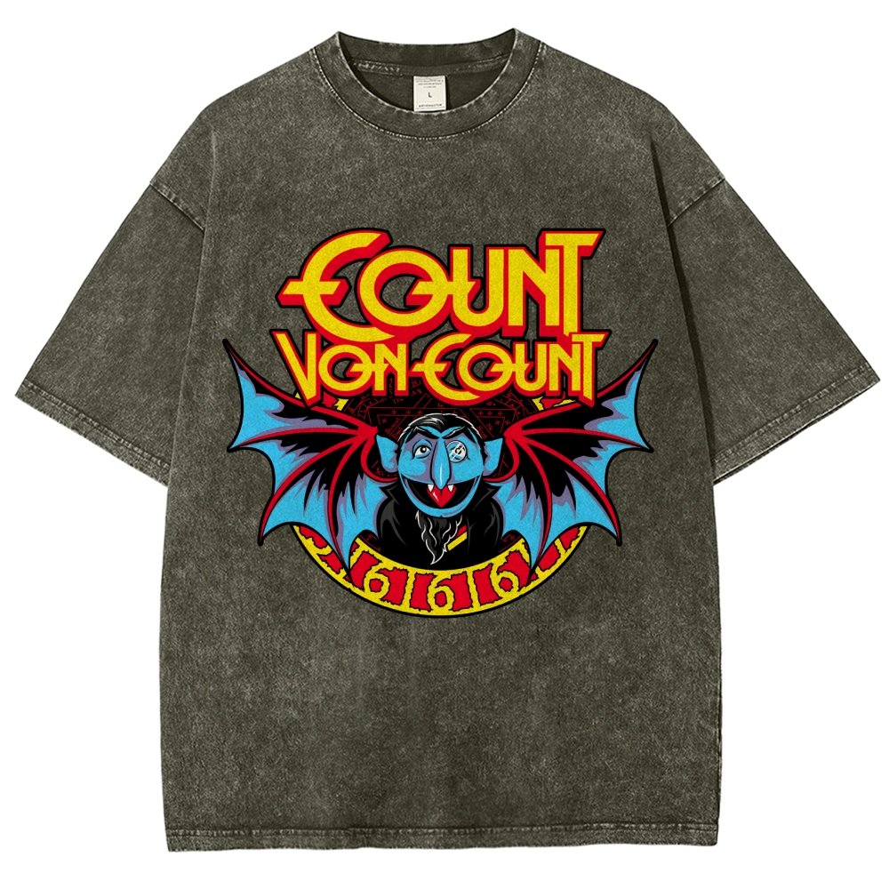 THE COUNT Vintage Distressed T-shirt