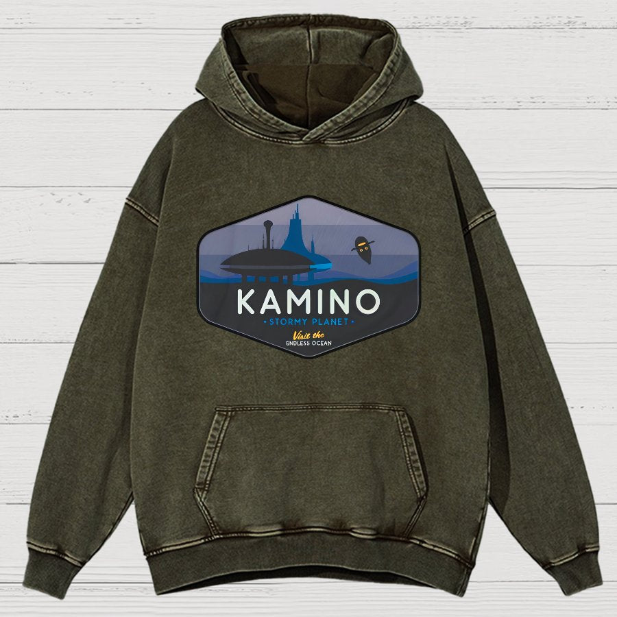 Kamino Vintage Distressed Hoodie