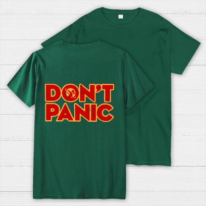 Dont Panic  Back Printing Geek T-Shirt