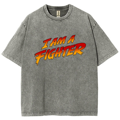 I Am A Fighter Vintage Distressed T-shirt