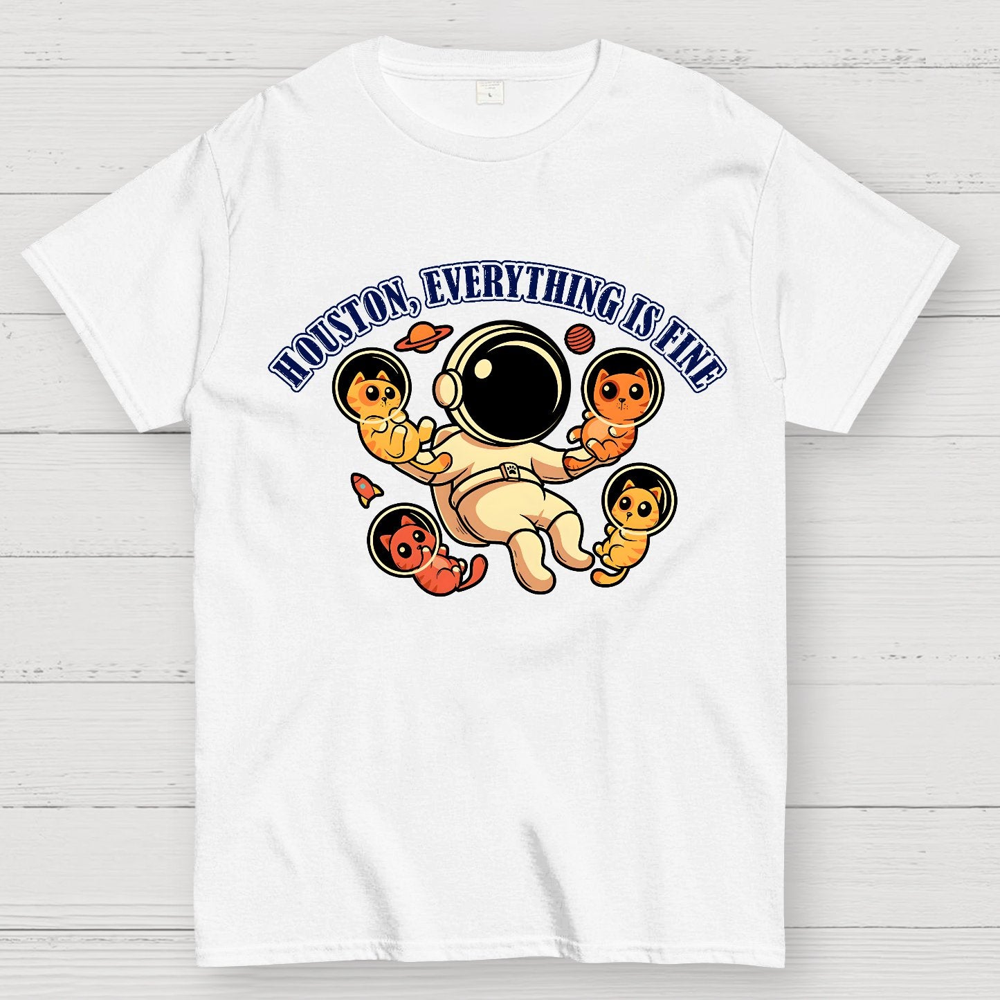 Houston Everything is Fine Geek T-Shirt