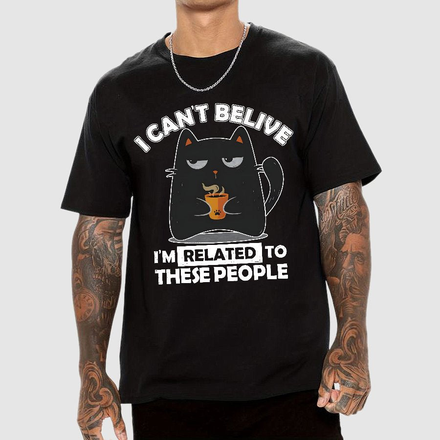 Can't Believe We're Related Geek T-Shirt