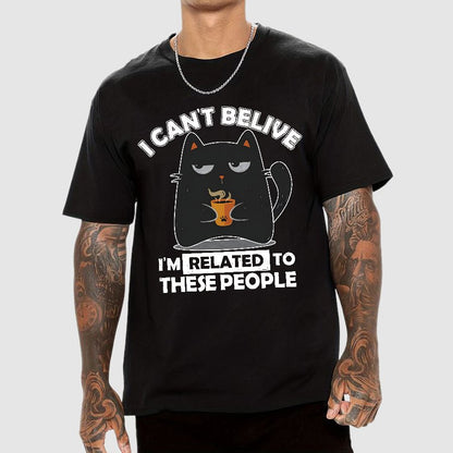Can't Believe We're Related Geek T-Shirt