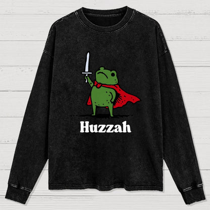 HUZZAH Washed Long Sleeve Tee