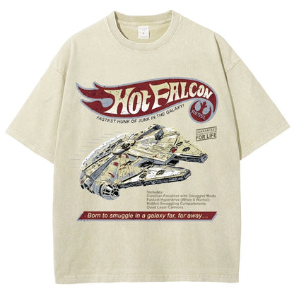 Hot Falcon Vintage Distressed T-shirt