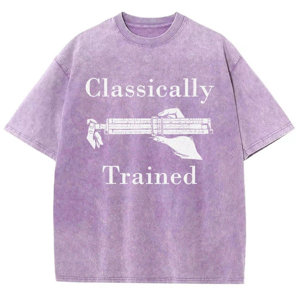 Slide Rule Classically Trained Vintage Distressed T-shirt