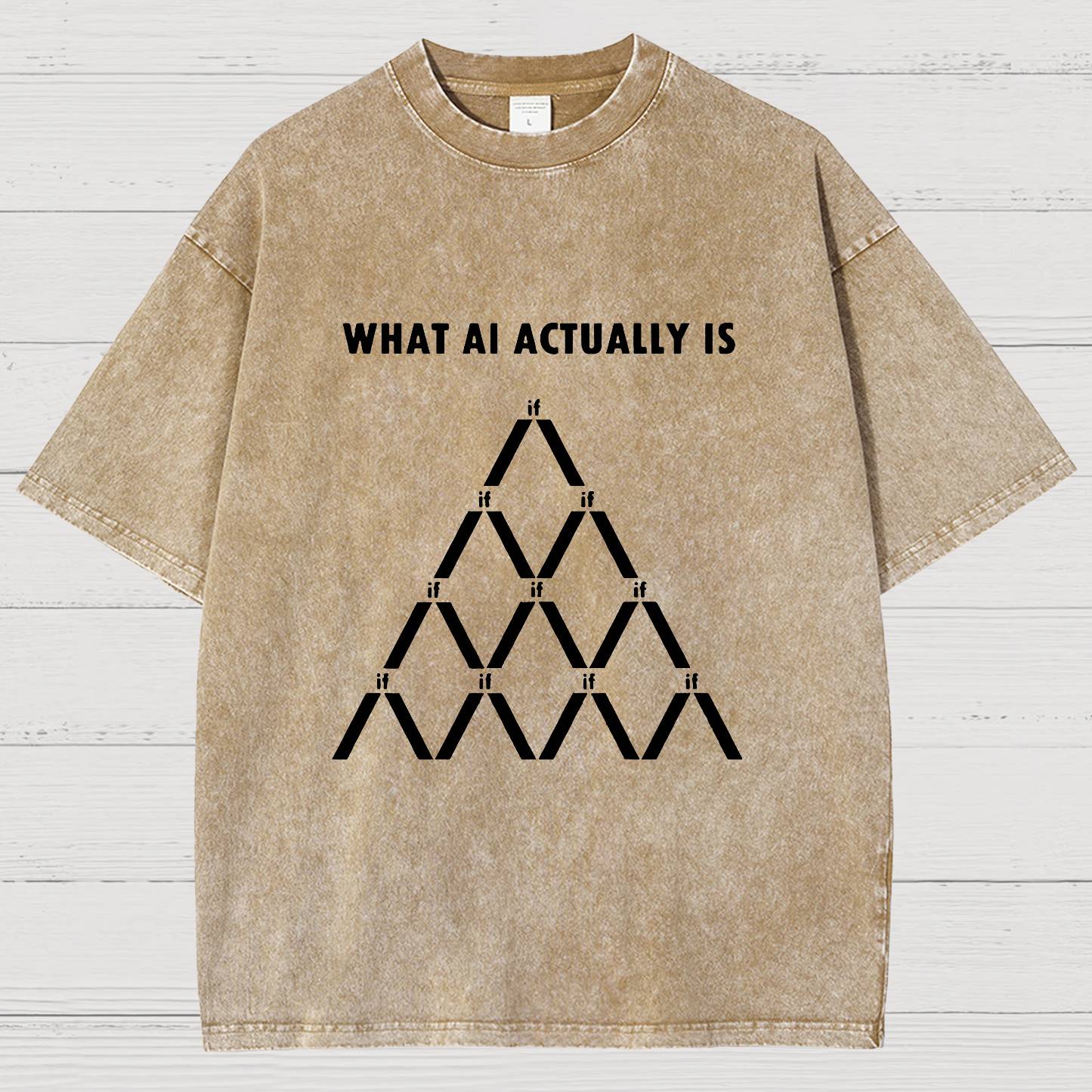 Artificial Intelligence Machine Learning Geek Vintage Distressed T-shirt