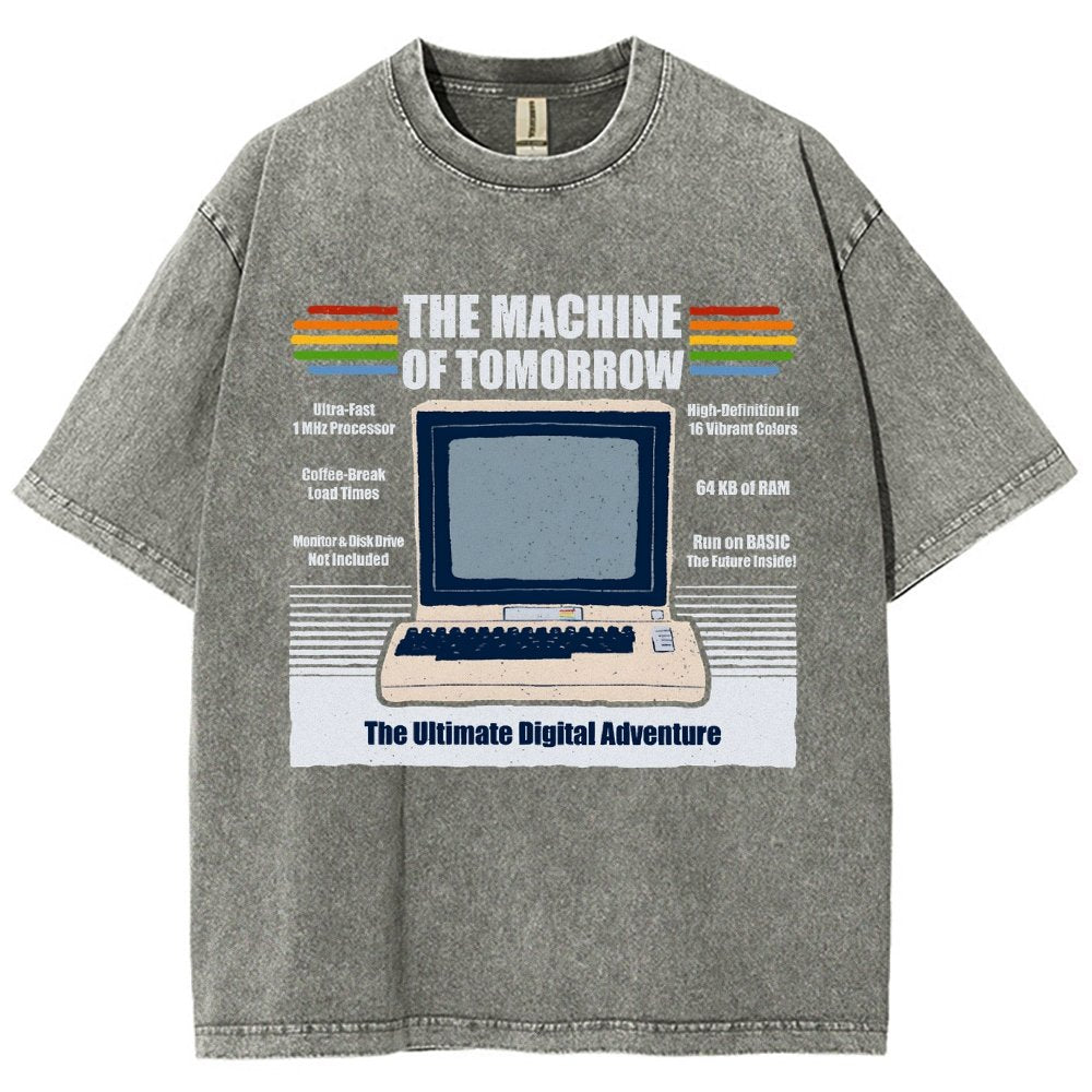 The Machine of Tomorrow Vintage Distressed T-shirt