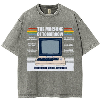 The Machine of Tomorrow Vintage Distressed T-shirt