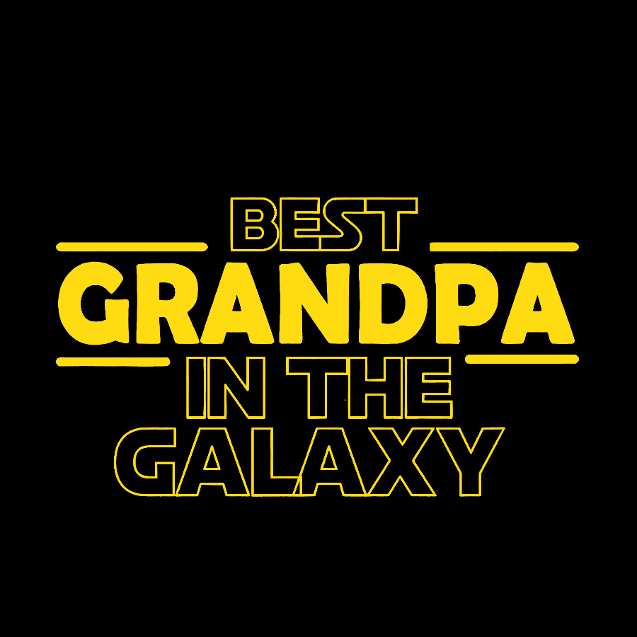 Best Grandpa in the Galaxy Geek T-Shirt