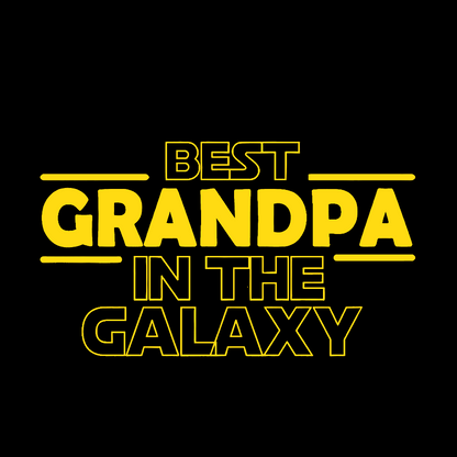 Best Grandpa in the Galaxy Geek T-Shirt