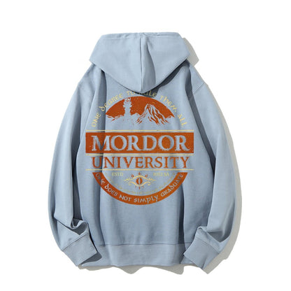 Graduation Is Not An Easy Thing Printed Back Cotton Hoodie
