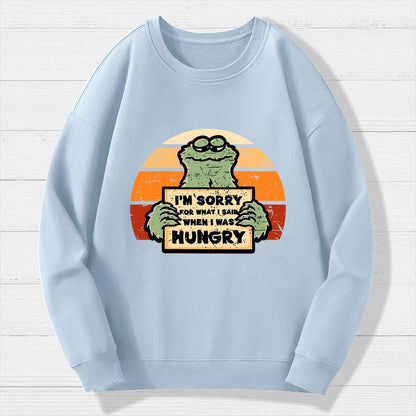 Hangry Monster Geek Cotton Sweatshirt