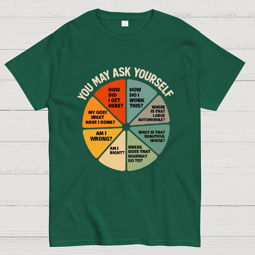 You May Ask Yourself Geek T-Shirt