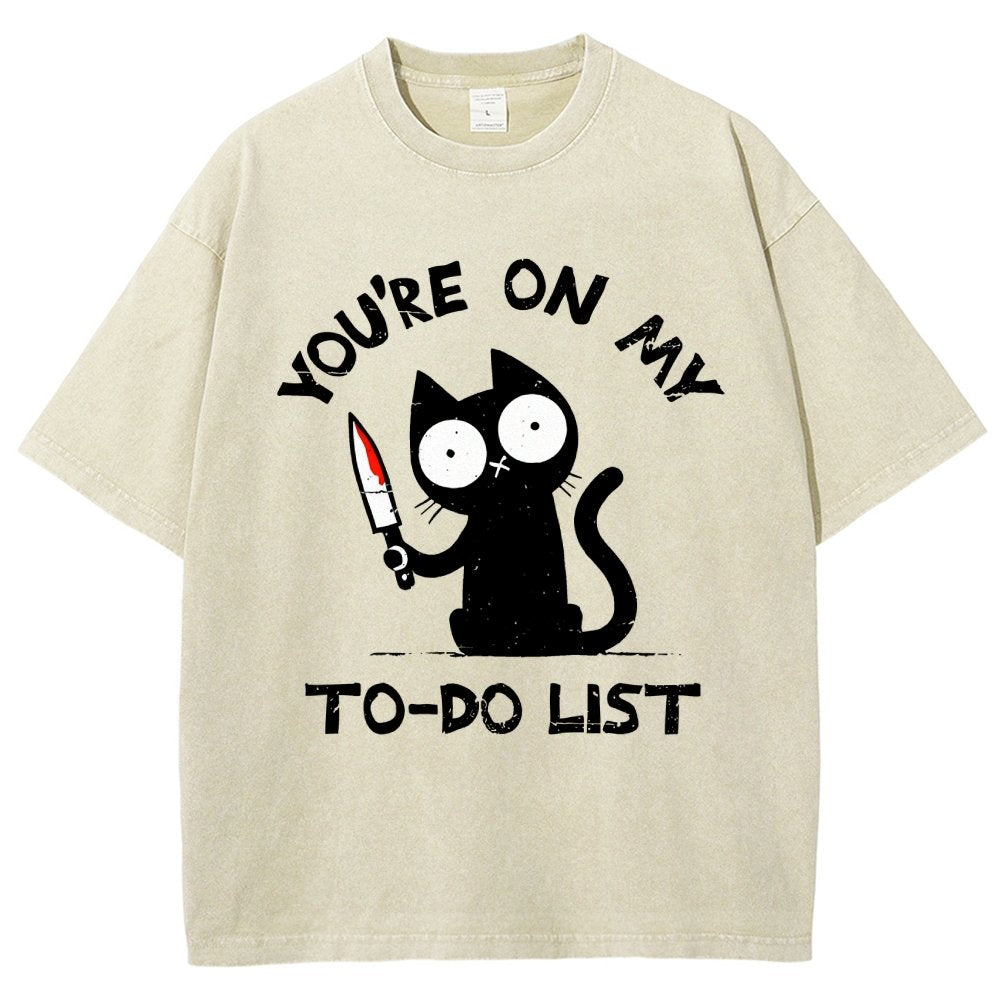 You're On My To-Do List Vintage Distressed T-shirt
