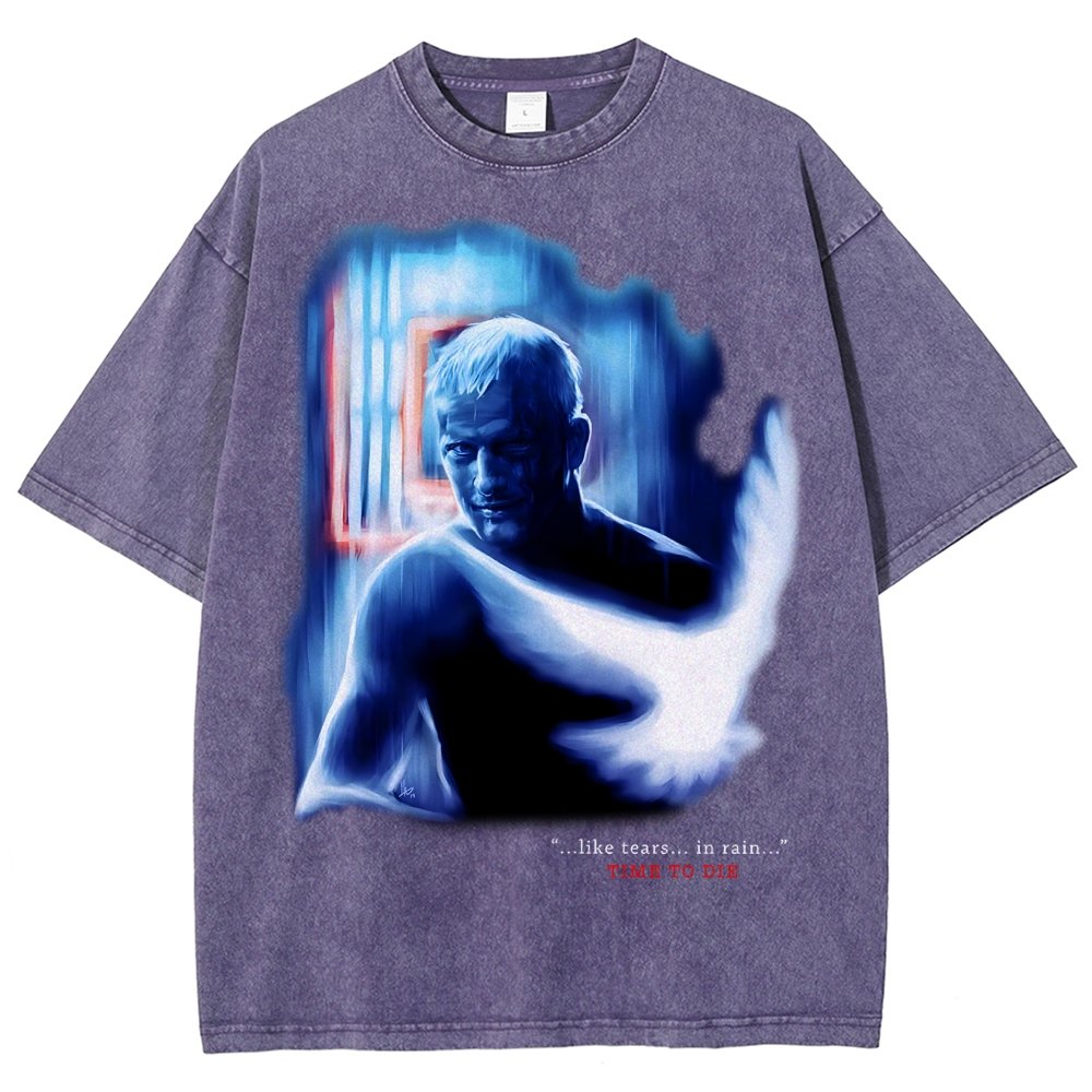 TIME TO DIE Vintage Distressed T-shirt