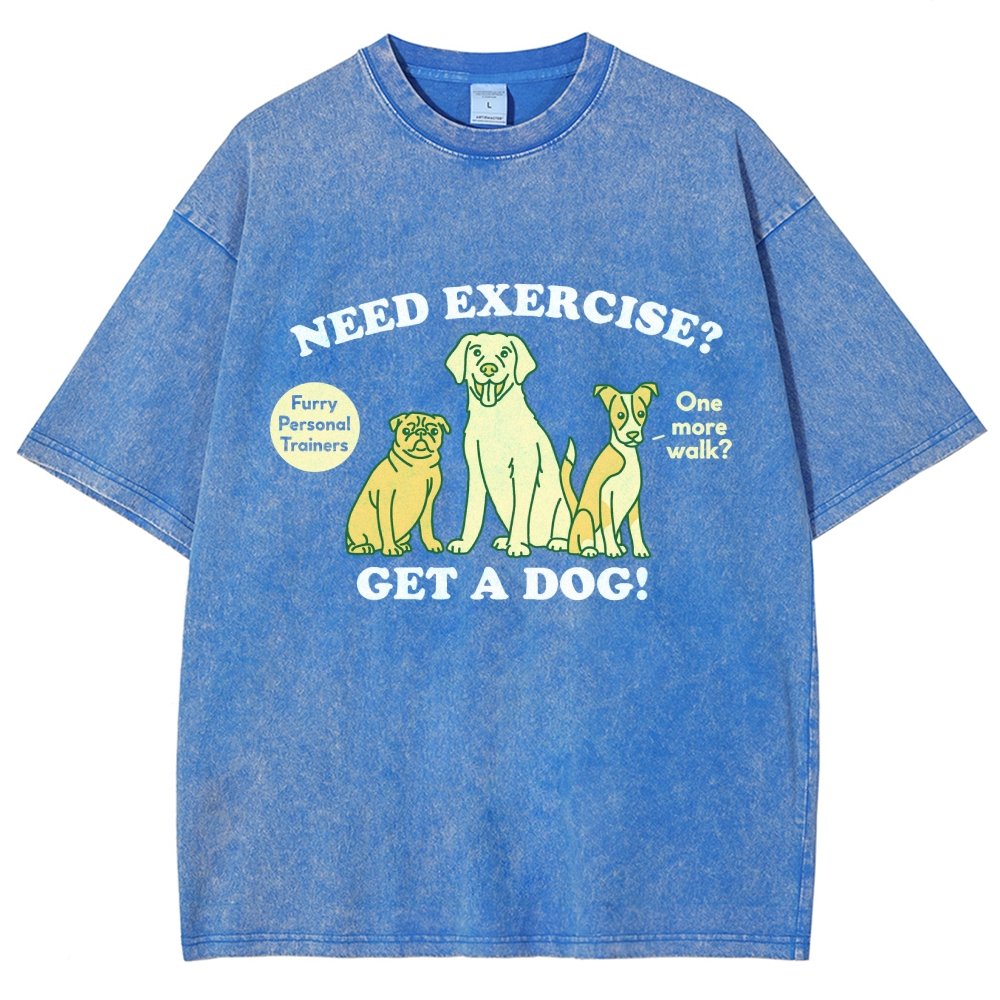 My Dog is My Personal Trainer Vintage Distressed T-shirt
