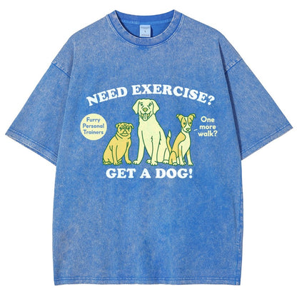 My Dog is My Personal Trainer Vintage Distressed T-shirt