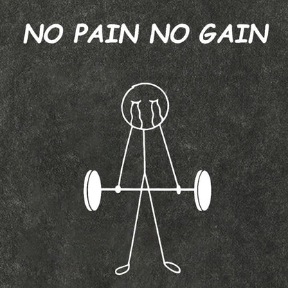 No Pain No Gain Vintage Distressed T-shirt