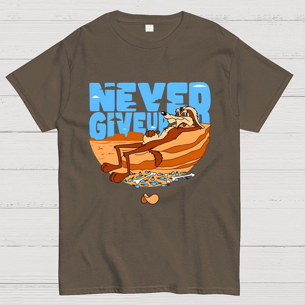 Never Give Up Geek T-Shirt