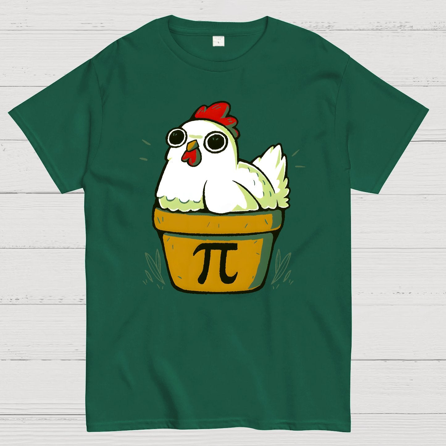 Chicken-Pot-Pie-Math Geek T-Shirt