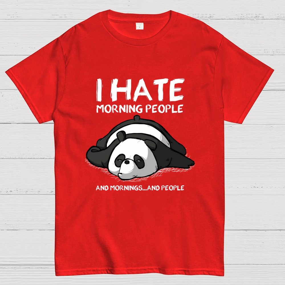 I Hate Morning People Geek T-Shirt
