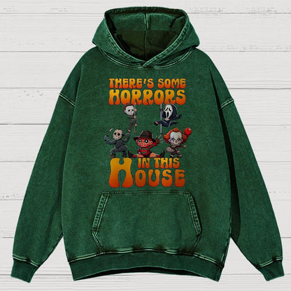 Horror Movie Halloween Vintage Distressed Hoodie