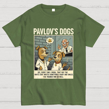 Pavlov's Dogs Art Print Geek T-Shirt