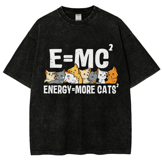 E=MC2 Vintage Distressed T-shirt