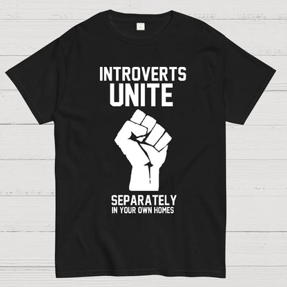Introverts Unite Nerd Geek T-Shirt