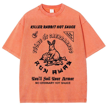 Killer Rabbit Hot Sauce Vintage Distressed T-shirt