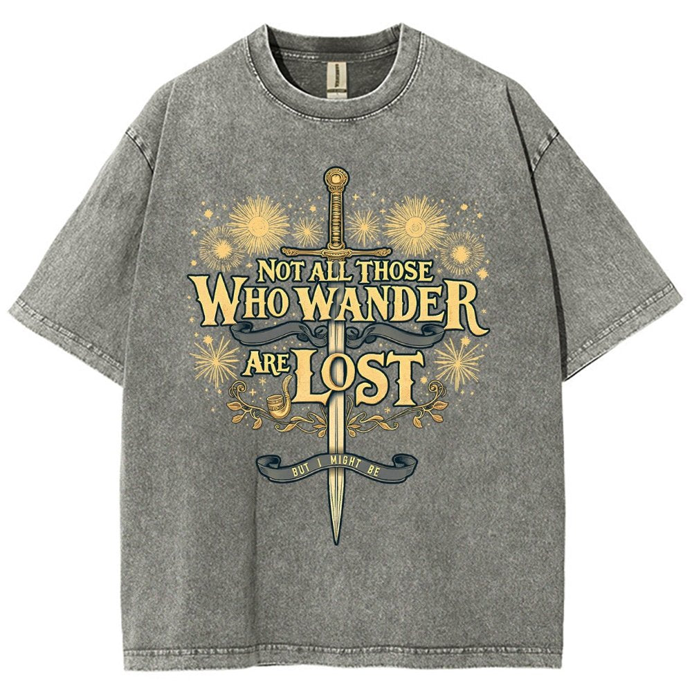 I might be lost Vintage Distressed T-shirt