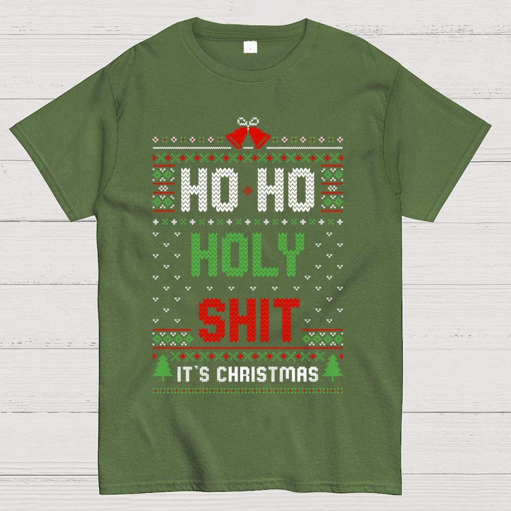 Ho Ho Holy Shit It's Christmas Geek T-Shirt