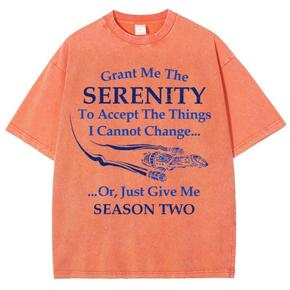 Grant Me Serenity Vintage Distressed T-shirt